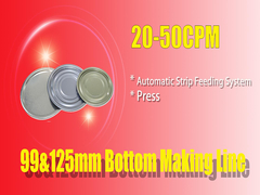Automatischer Streifen-Fütterungssystem für Dosendeckel 125mm unter und 99mm unter