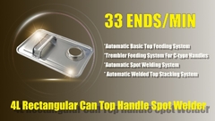 Automatisches Ansatz-Schweißer-Deckel-Spitzenplatz-Schweißgerät-Deckel-Clip-Schweißgerät des Ohr-4L