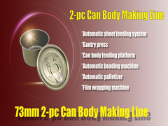 Metalldose, die Maschine herstellt