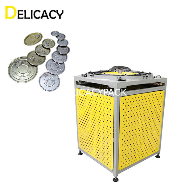 Die Linie, die Tin Can Production Machine For kräuselt, asphaltieren Tin Can End Making 1500 beendet/Minute