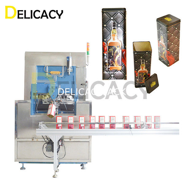 Kann Schließung Nähmaschine für Whisky Verpackung Zinnbox Rechteck Wein Zinnbox Gerste Bree Zinnkanne