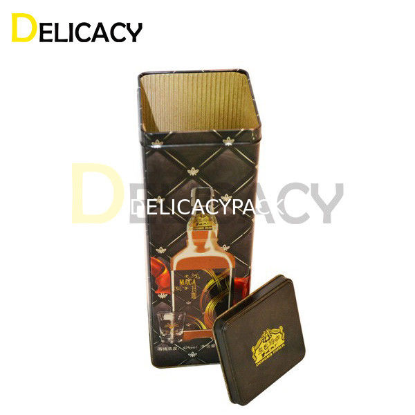 Kann Schließung Nähmaschine für Whisky Verpackung Zinnbox Rechteck Wein Zinnbox Gerste Bree Zinnkanne