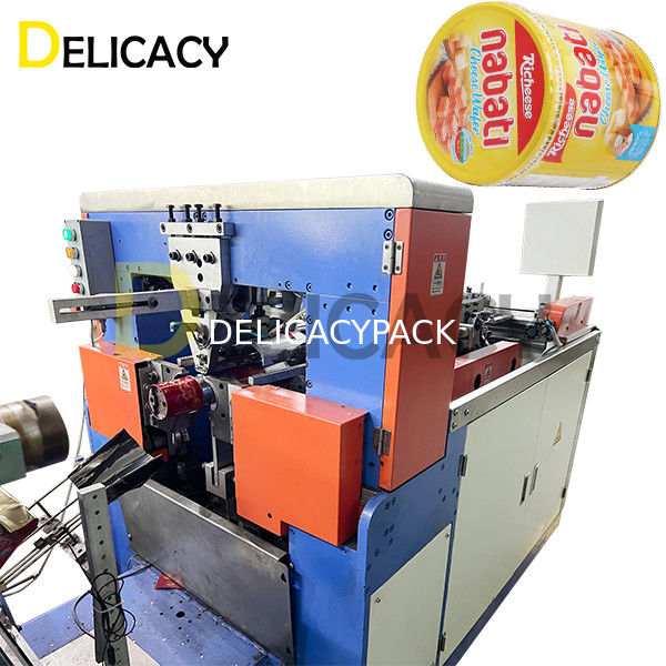 Nahtlos erstellen fehlerlose Keksen Dosen machen Maschine mit dem Körper Sperrmaschine Meister die Kunst der Dichtung Effizienz